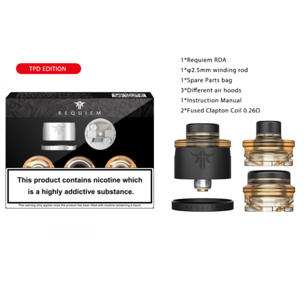 Vandy Vape Requiem RDA Tröpfel Verdampfer