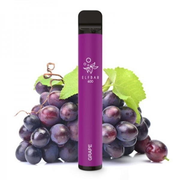 Elf Bar - Grape Nikotinfrei E-Shisha 600 Züge